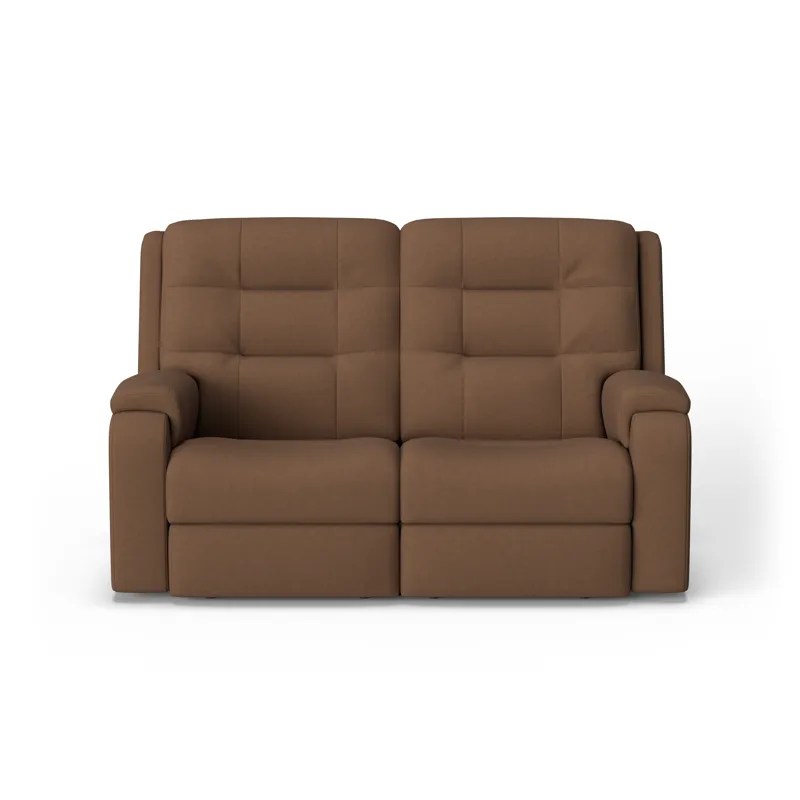 Power Reclining Loveseat with Power Headrests & Lumbar