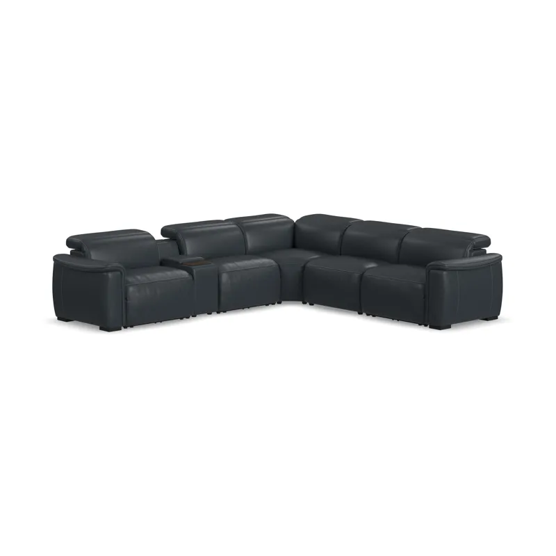 Power Reclining Sectional with Power Headrest