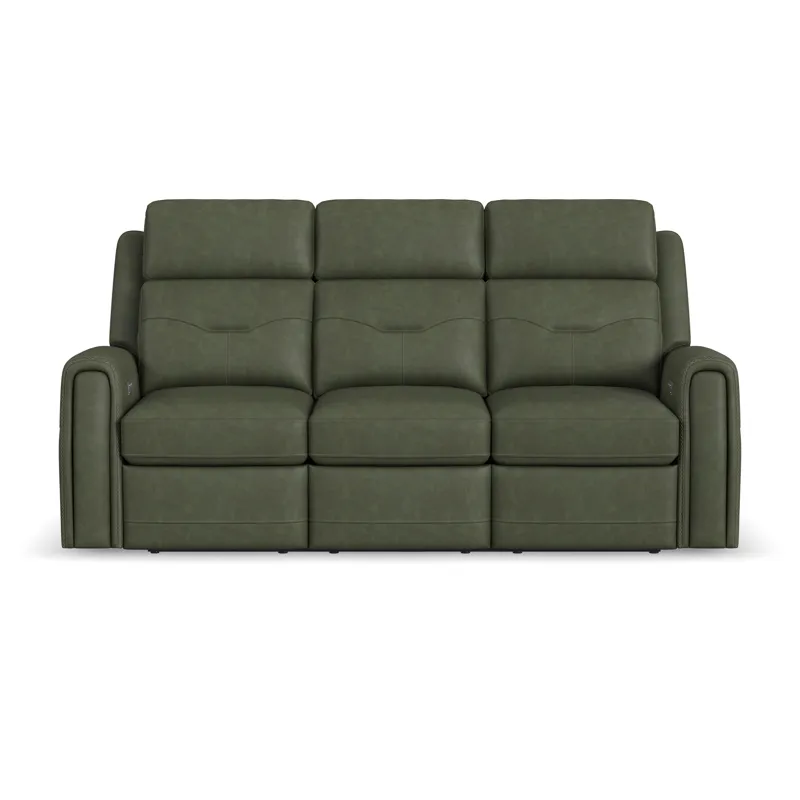 Power Reclining Sofa with Power Headrest, Lumbar, Heat & Massage