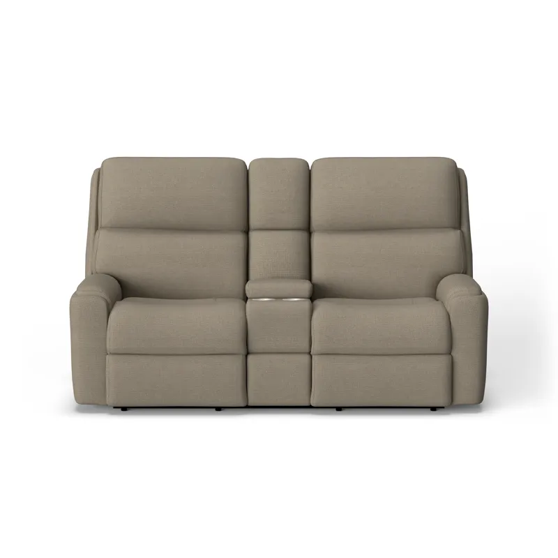 Power Reclining Loveseat with Console