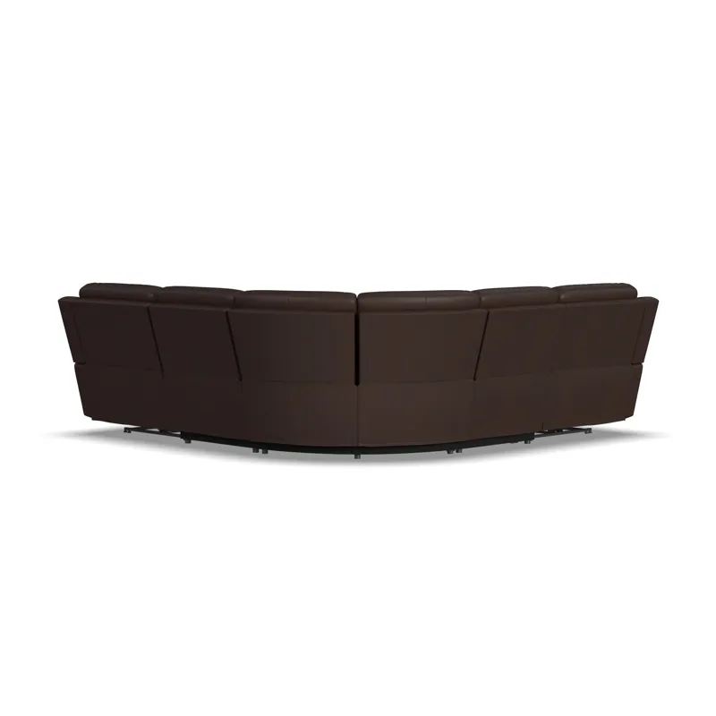 Power Reclining Sectional with Power Headrest & Lumbar