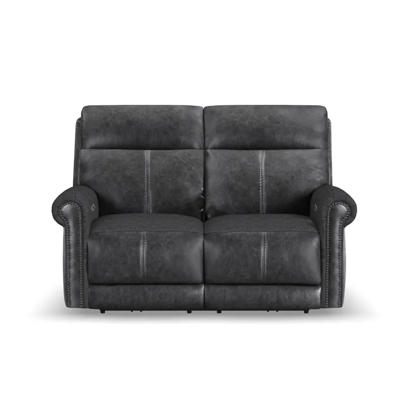 Power Reclining Loveseat with Power Headrest & Lumbar