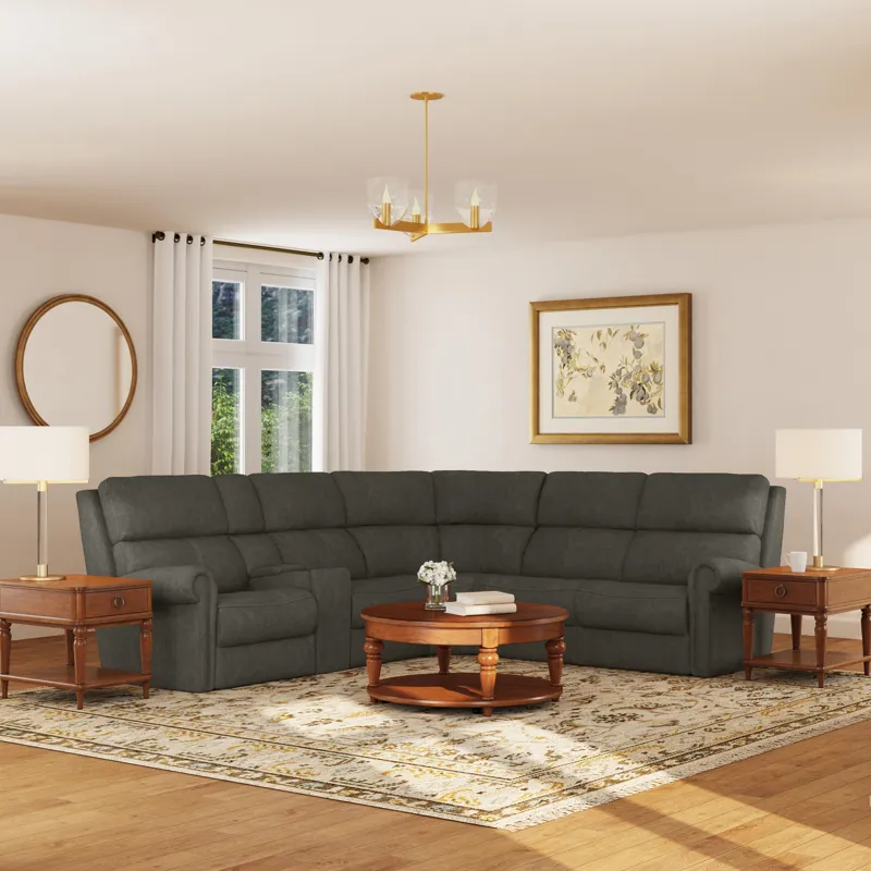 Power Reclining Sectional w/ Power Headrest & Lumbar