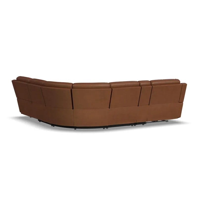 Power Reclining Sectional with Power Headrests & Lumbar
