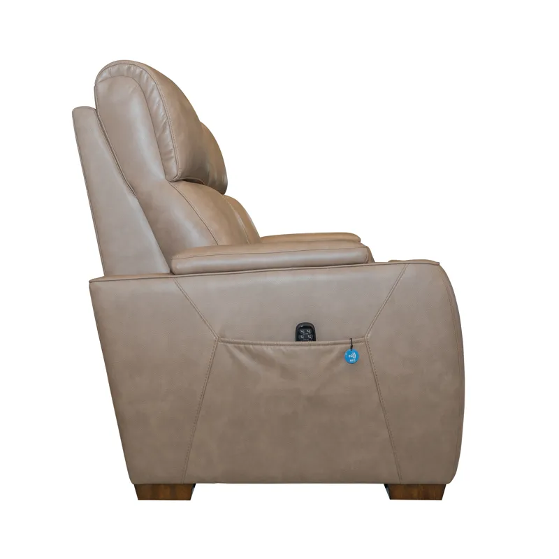 Power Reclining Loveseat with Console, Power Headrest, Lumbar, Heat, Massage & Pulse