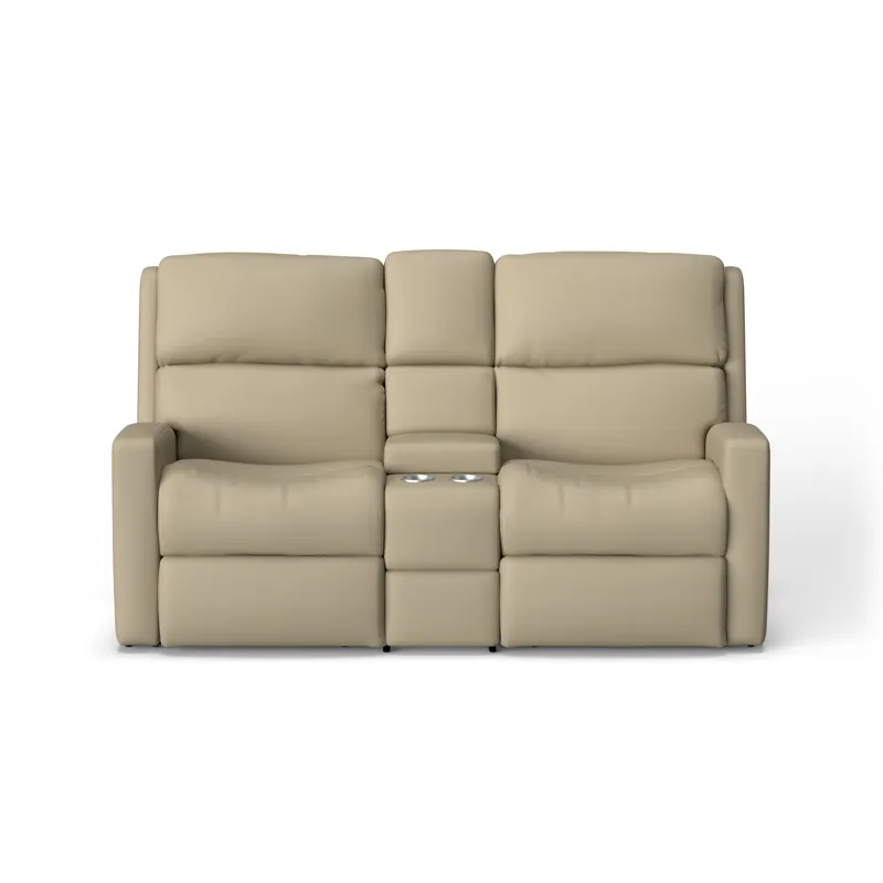 Power Reclining Loveseat with Console