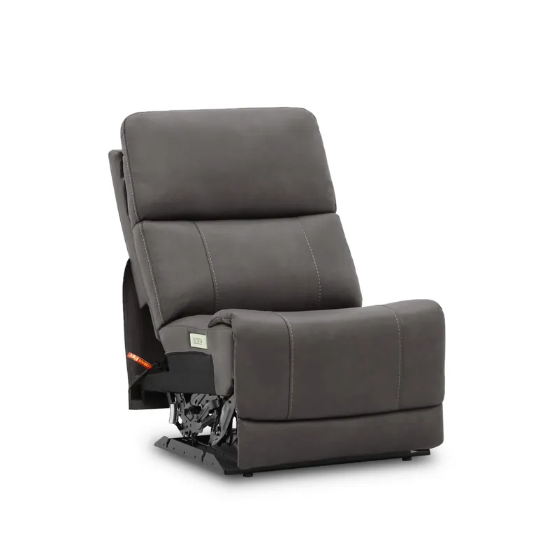 Armless Power Recliner with Power Headrest & Lumbar