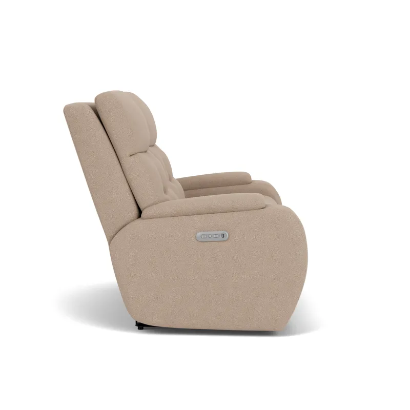Power Reclining Loveseat with Power Headrests