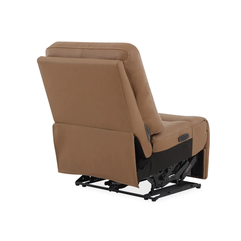 Armless Power Recliner with Power Headrest & Lumbar