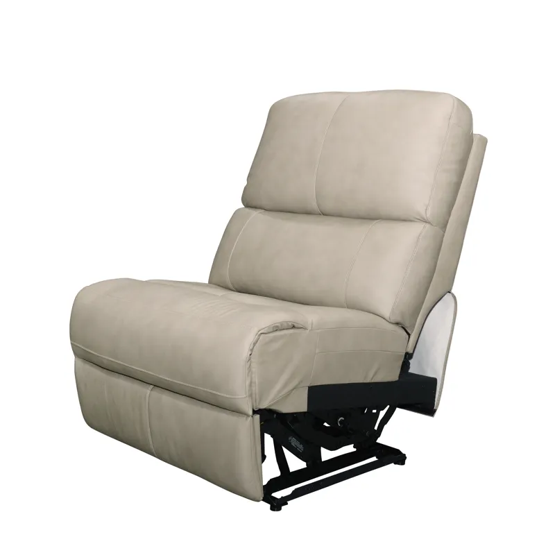 Armless Power Recliner with Power Headrest & Lumbar