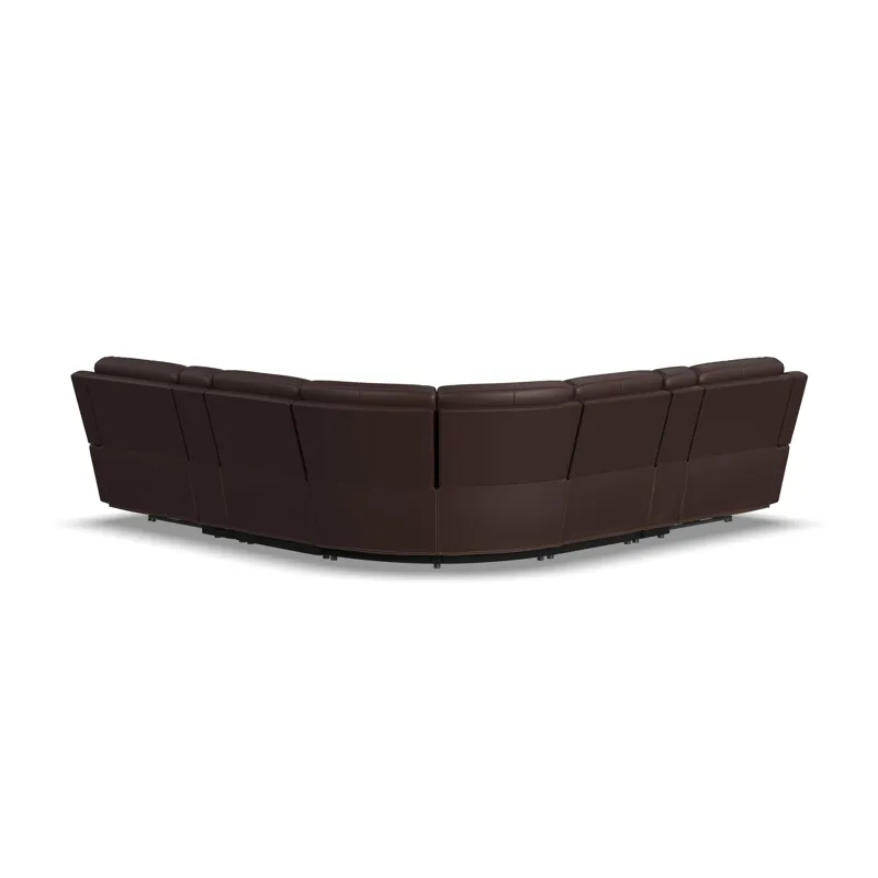 Power Reclining Sectional with Power Headrest & Lumbar