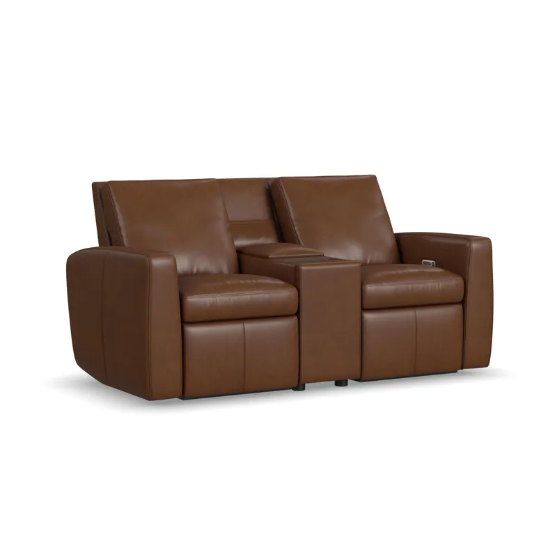 Power Reclining Loveseat with Console