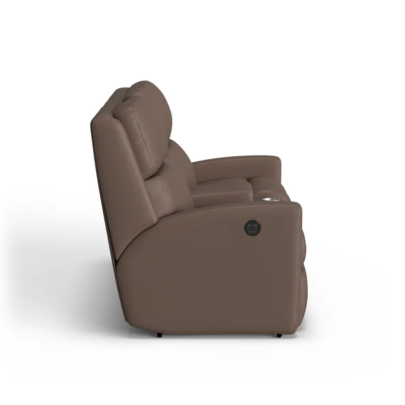 Power Reclining Loveseat with Console
