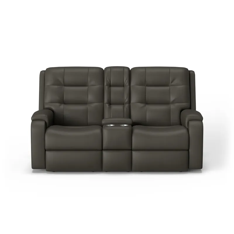 Power Reclining Loveseat with Console