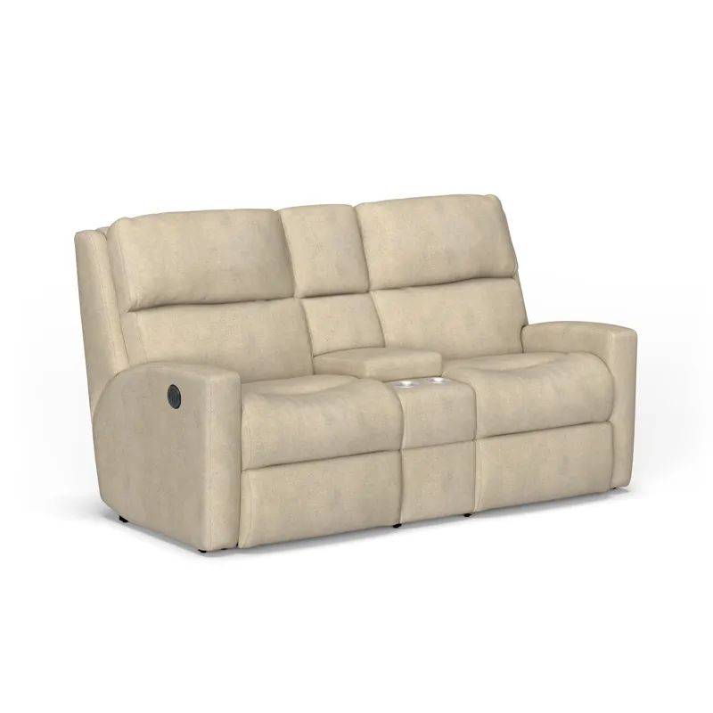 Power Reclining Loveseat with Console