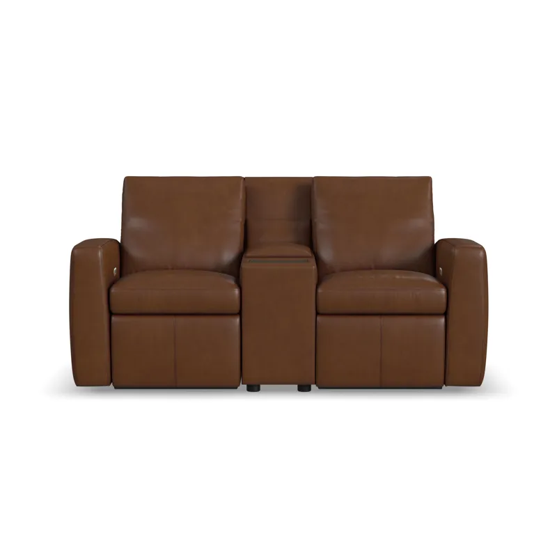 Power Reclining Loveseat with Console