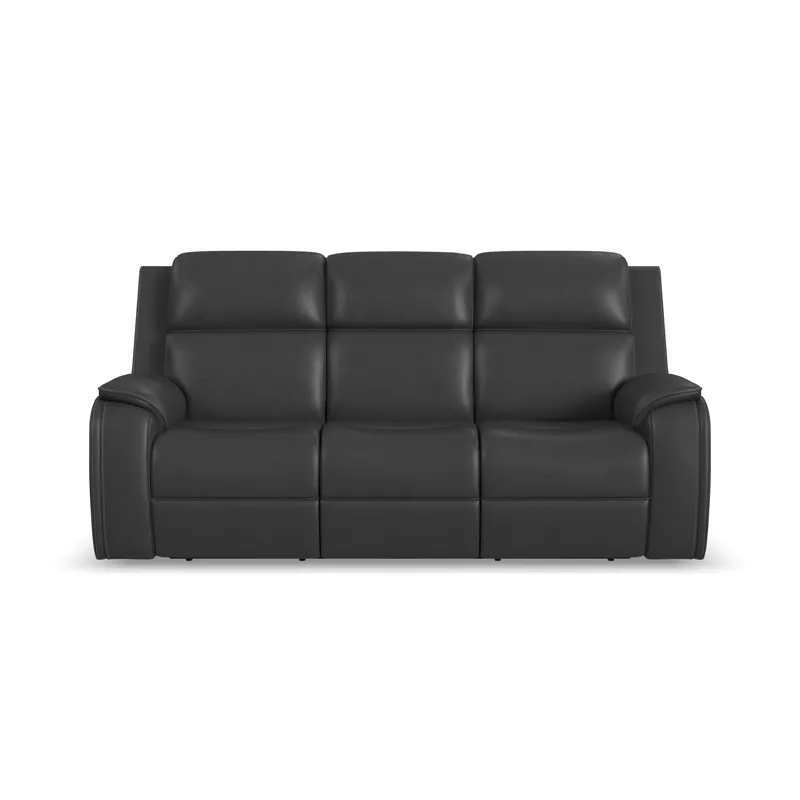 Ziggy Power Reclining Sofa with Power Headrest, Lumbar, Heat & Massage