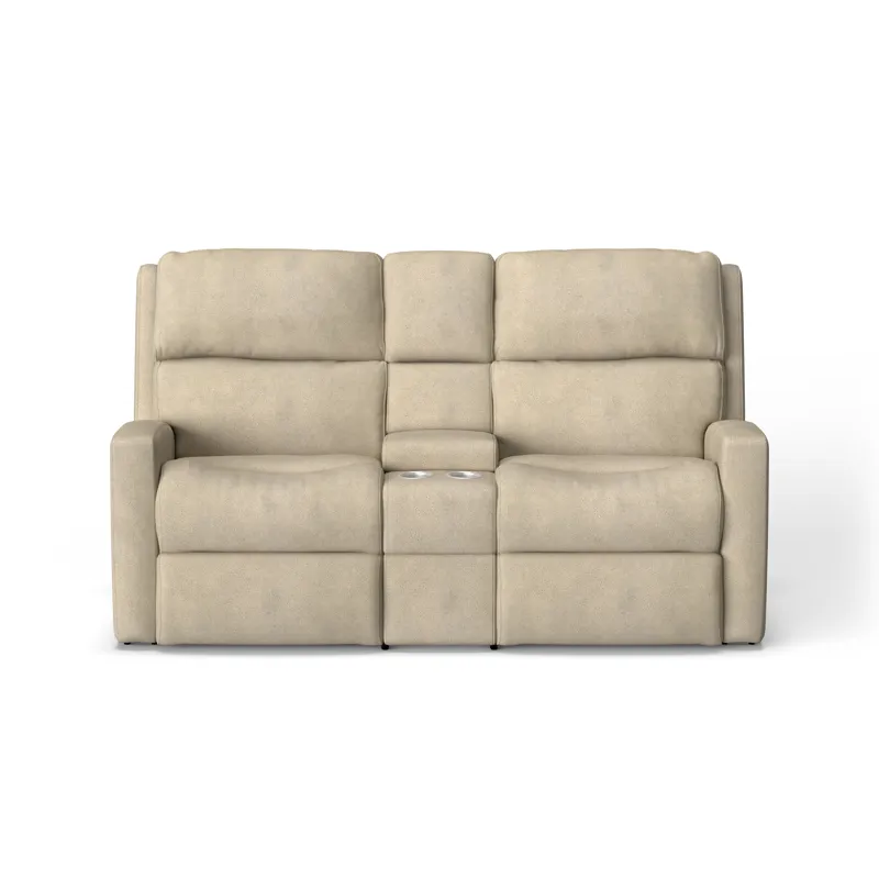 Power Reclining Loveseat with Console