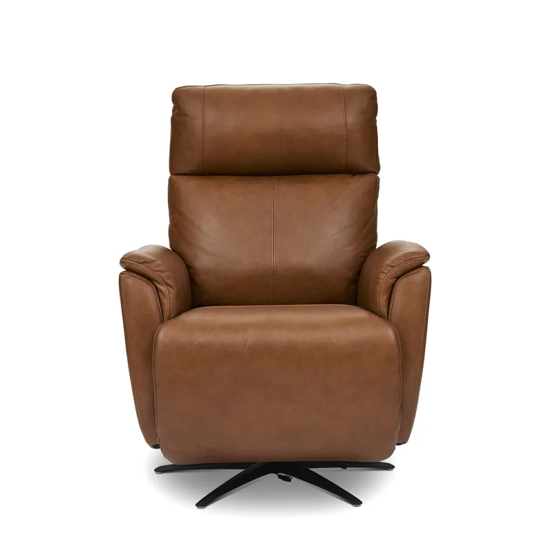 Cove Power Swivel Recliner with Power Headrest, Lumbar, Heat, & Massage