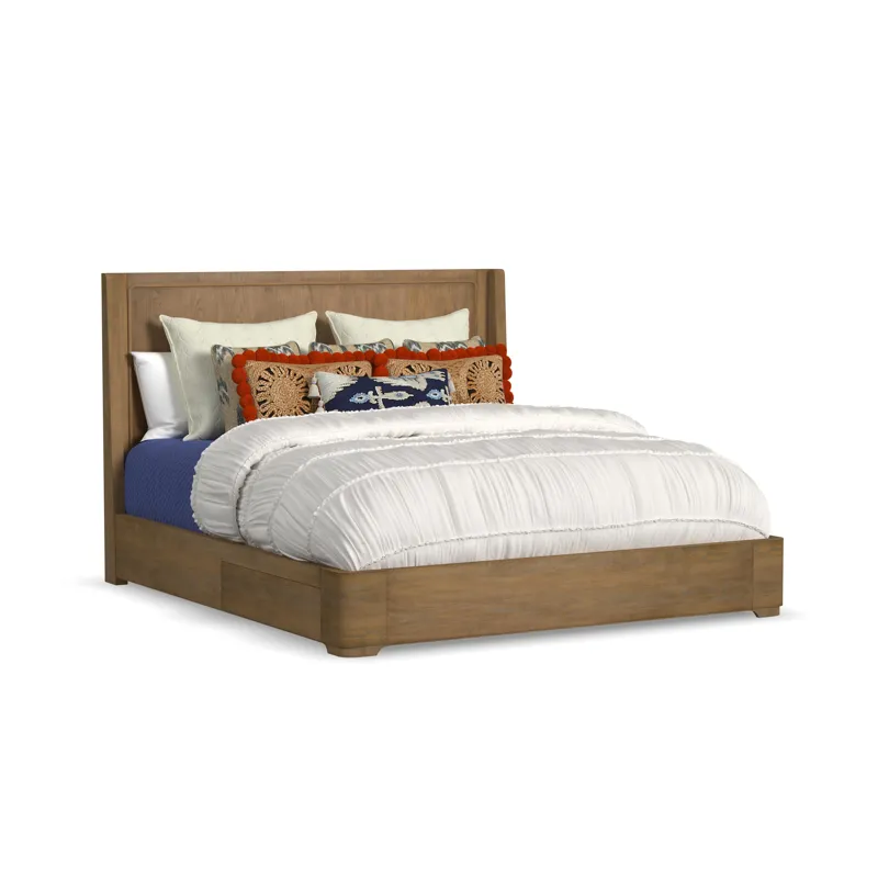 King Panel Storage Bed