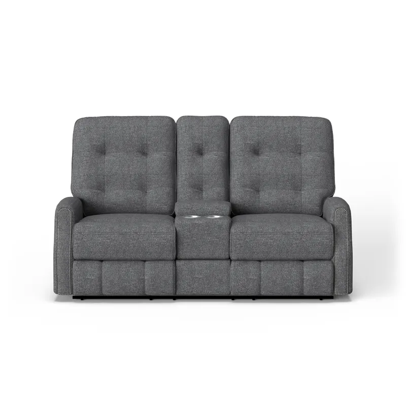 Power Reclining Loveseat with Console