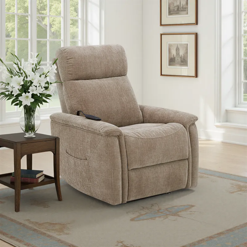 Petite Power Lift Recliner with Power Headrest, Lumbar, Heat & Massage
