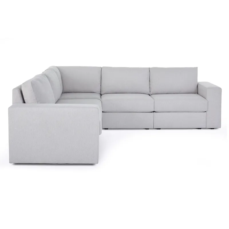 5-Seat Sectional with Wide Arm