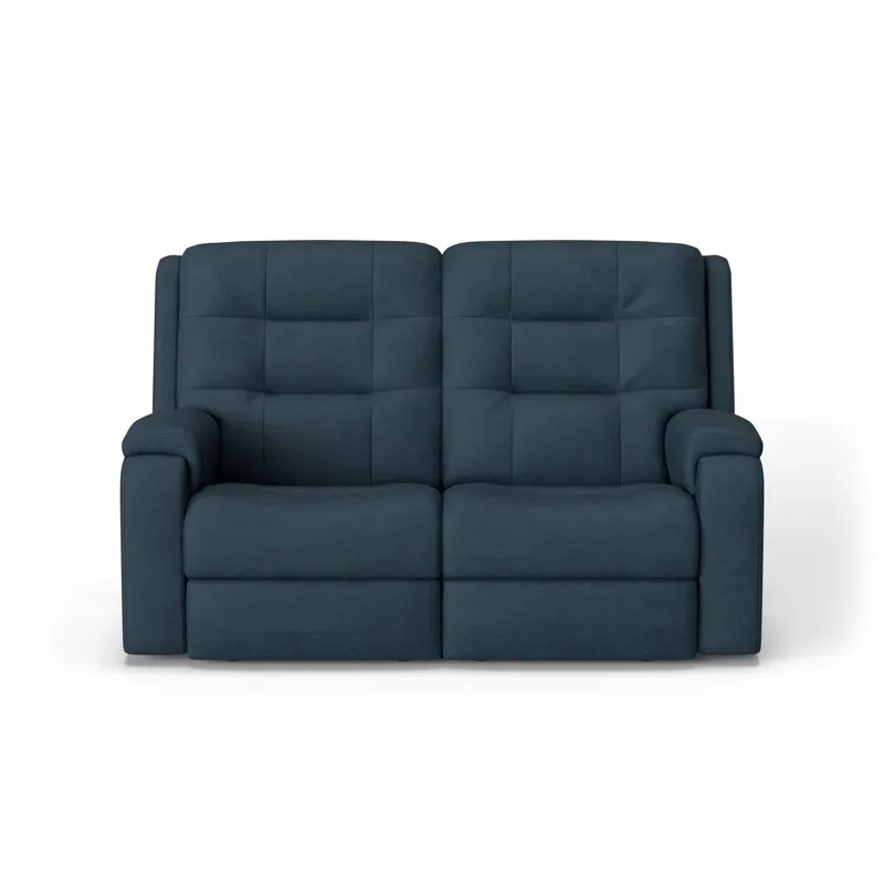 Power Reclining Loveseat with Power Headrests & Lumbar
