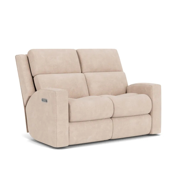 Power Reclining Loveseat with Power Headrests & Lumbar