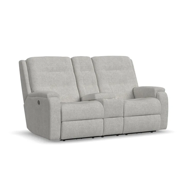 Power Reclining Loveseat with Console