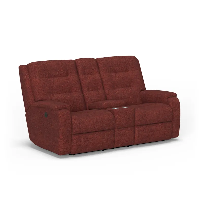 Power Reclining Loveseat with Console