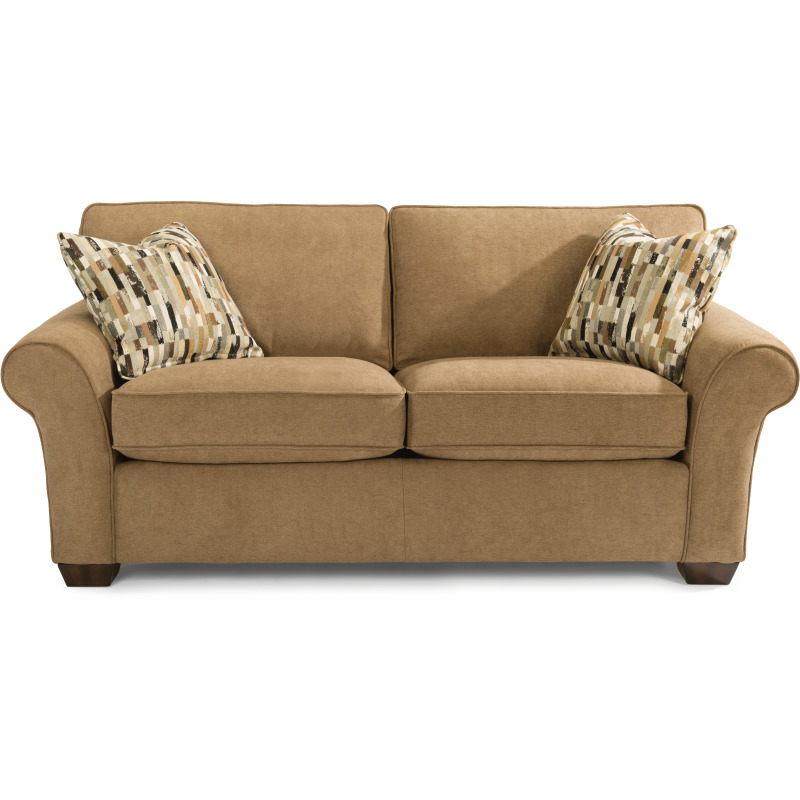 Vail Fabric Two Cushion Sofa By Flexsteel Furniture Cushion Sofa By Flexsteel Furniture