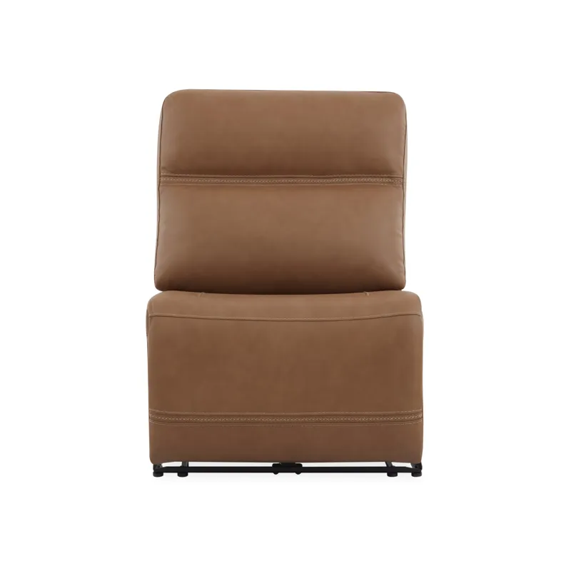 Armless Power Recliner with Power Headrest & Lumbar