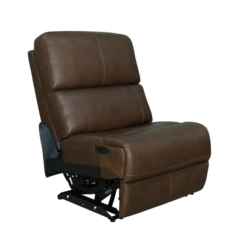 Armless Power Recliner with Power Headrest & Lumbar