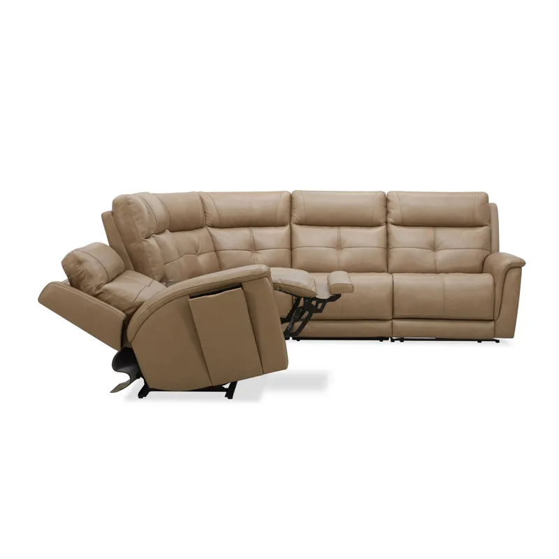 Power Reclining Sectional with Power Headrest, Lumbar and Heat, Massage