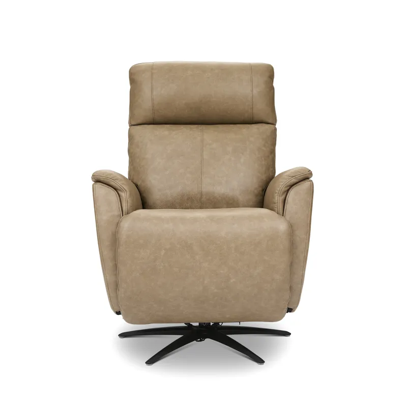 Cove Power Swivel Recliner with Power Headrest, Lumbar, Heat, & Massage