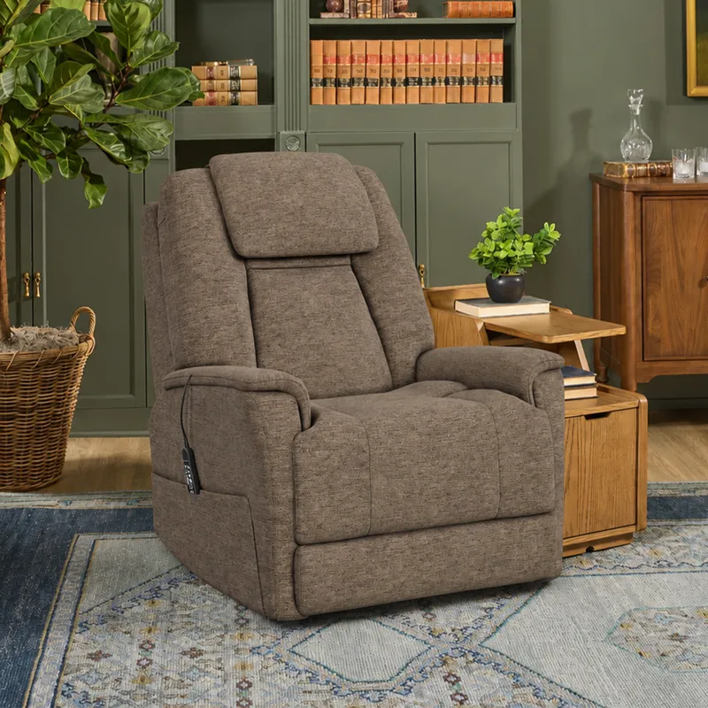 Zecliner Model 3+ Petite Power Lift Recliner with Power Headrest, Lumbar, Heat & Massage