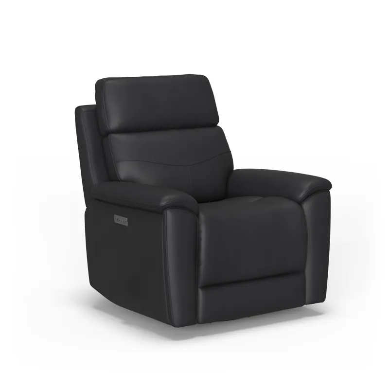 Power Swivel Gliding Recliner with Power Headrest & Lumbar