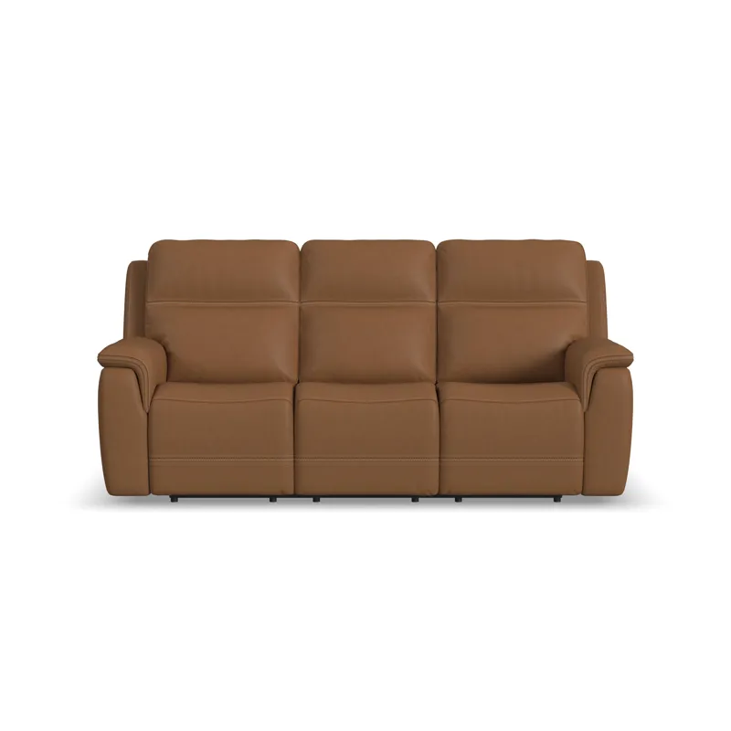 Power Reclining Sofa with Power Headrests & Lumbar
