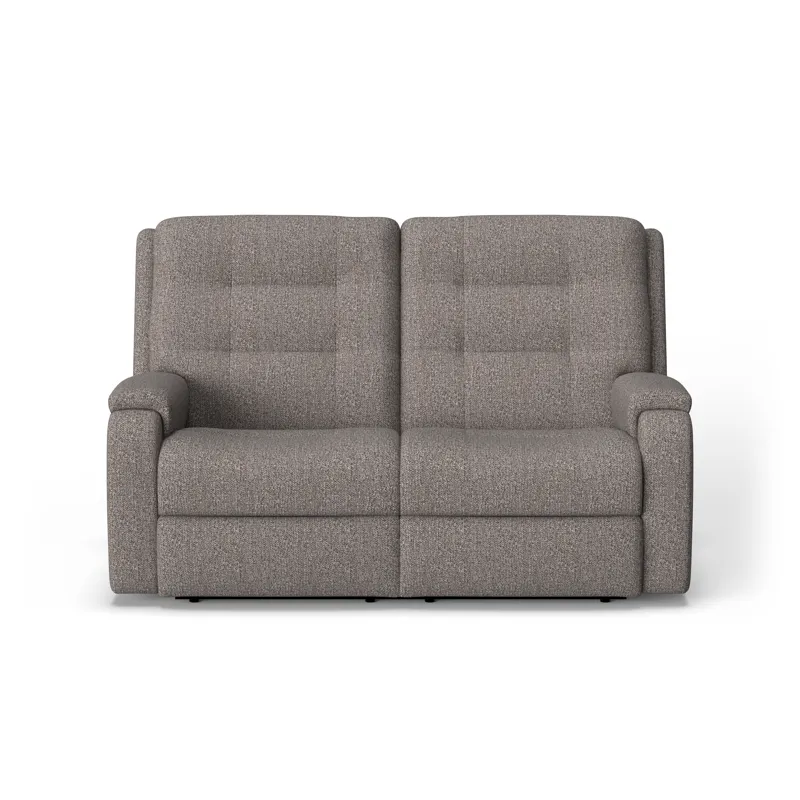 Power Reclining Loveseat with Power Headrests & Lumbar