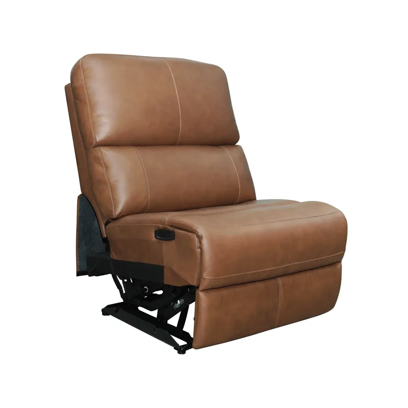 Armless Power Recliner with Power Headrest & Lumbar