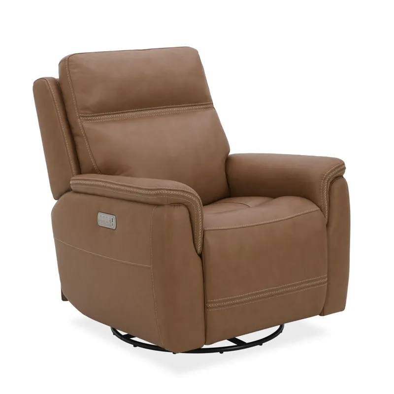 Swivel Glider with Power Headrest, Lumbar, Heat & Massage