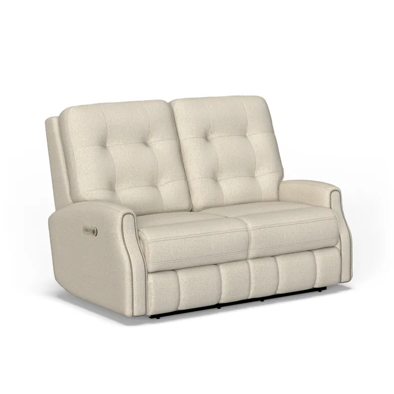Power Reclining Loveseat with Power Headrests