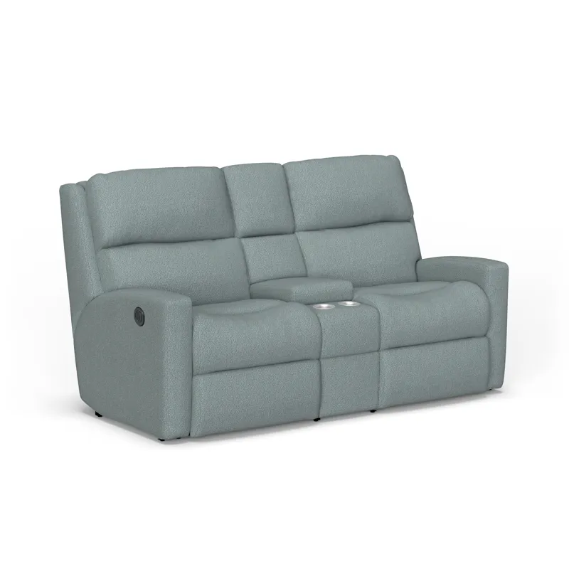 Power Reclining Loveseat with Console