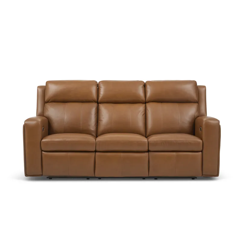 Power Reclining Sofa with Power Headrests & Lumbar