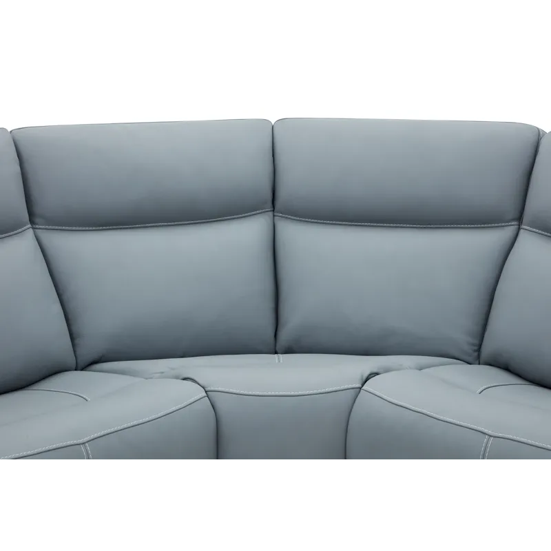 Power Reclining Sectional with Power Headrest & Lumbar