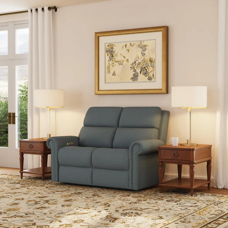 Power Reclining Loveseat with Power Headrest & Lumbar