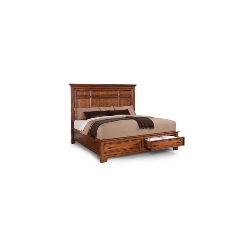 River Valley Queen Panel Bed with Storage