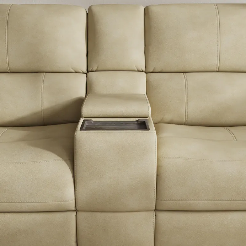 Power Reclining Sectional with Power Headrest & Lumbar