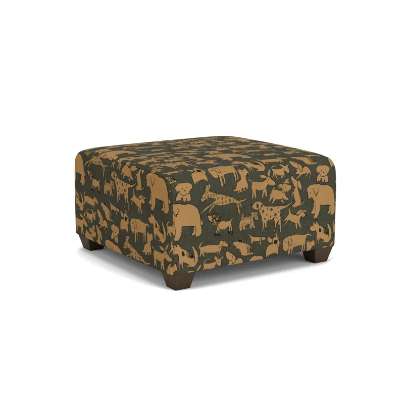 Square Cocktail Ottoman